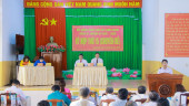 HĐND xã Long Giang thông qua các báo cáo lấy ý kiến nhân dân