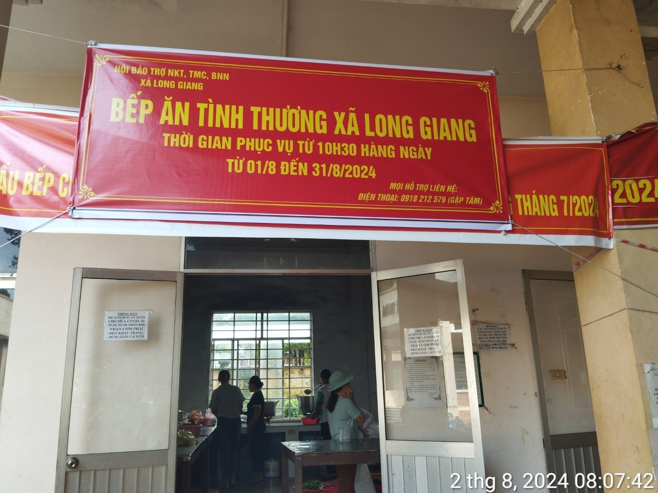 "Bếp ăn tình thương" tại trung tâm y tế thị xã Phước Long lan toả tấm lòng nhân ái với cộng đồng