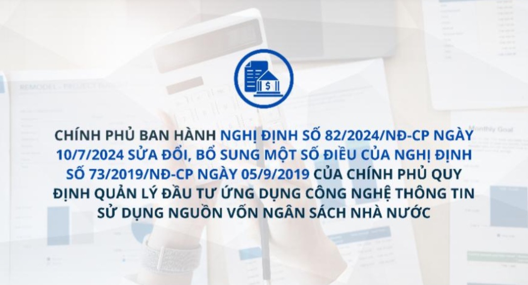 Chính phủ ban hành Nghị định số 82/2024/NĐ-CP sửa đổi, bổ sung Nghị định số 73/2019/NĐ-CP ngày 05/9/2019